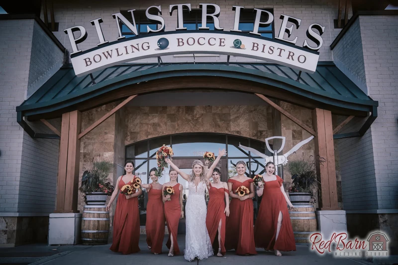 Pinstripes Northbrook - 1150 Willow Rd, Northbrook, IL 60062 — Chicago Wedding Venue Photography by Red Barn Wedding Studio