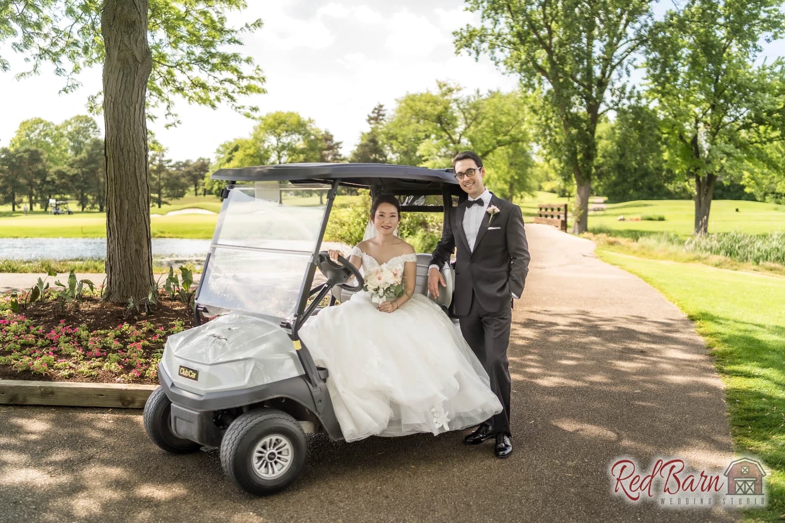 Annie and Harrison - Kemper Lakes Golf Club, Kildeer IL — photo 16