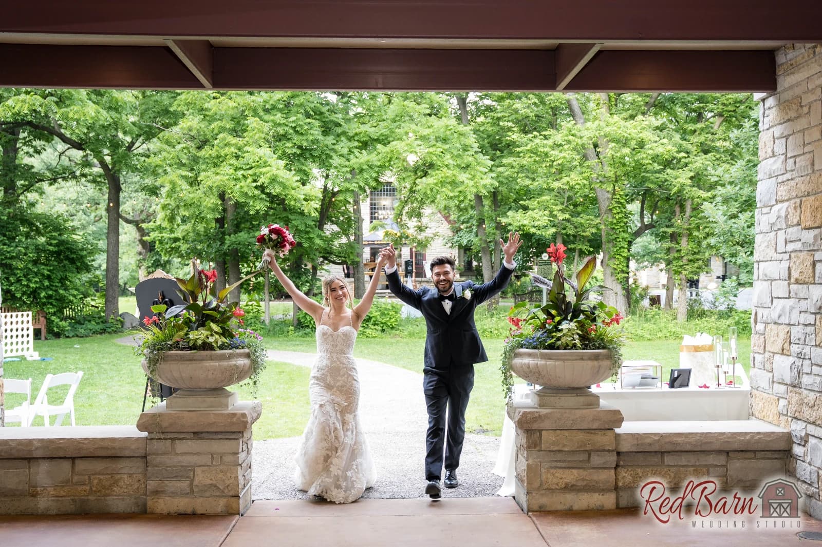 Stephanie and Tyler - The Grove Redfield Estate, Glenview IL — photo 99