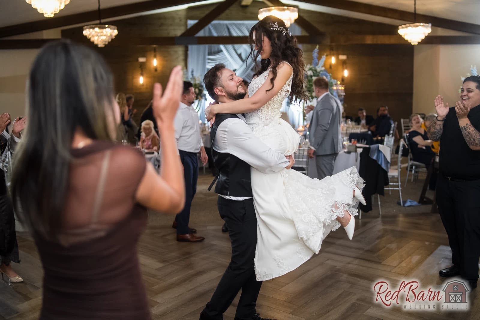 Kasia & Miguel - Signature Barn Banquet Hall, Orland Park IL — photo 98