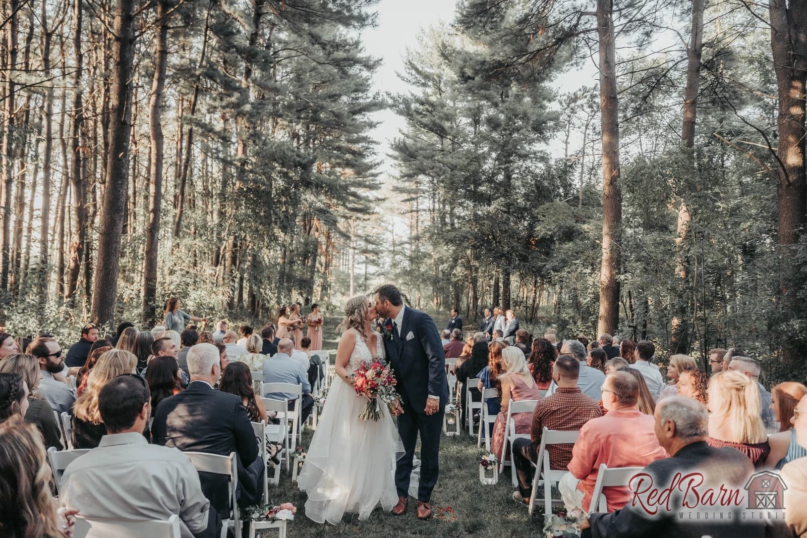 Heather and Brandon - Whispering Woods, Harvard IL — photo 53