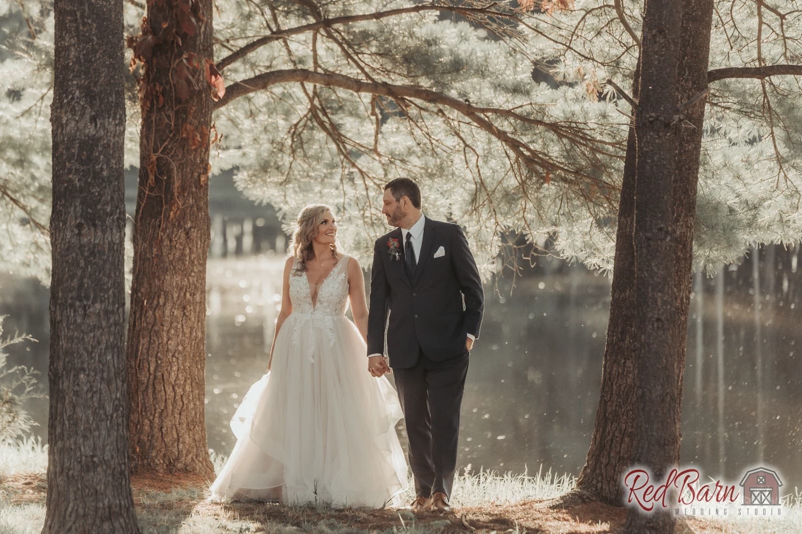 Heather and Brandon at Whispering Woods, Harvard IL