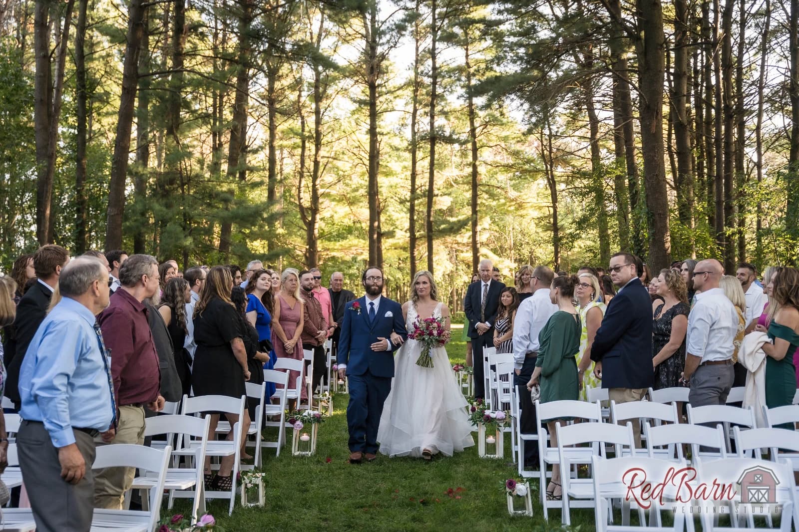 Heather and Brandon - Whispering Woods, Harvard IL — photo 47