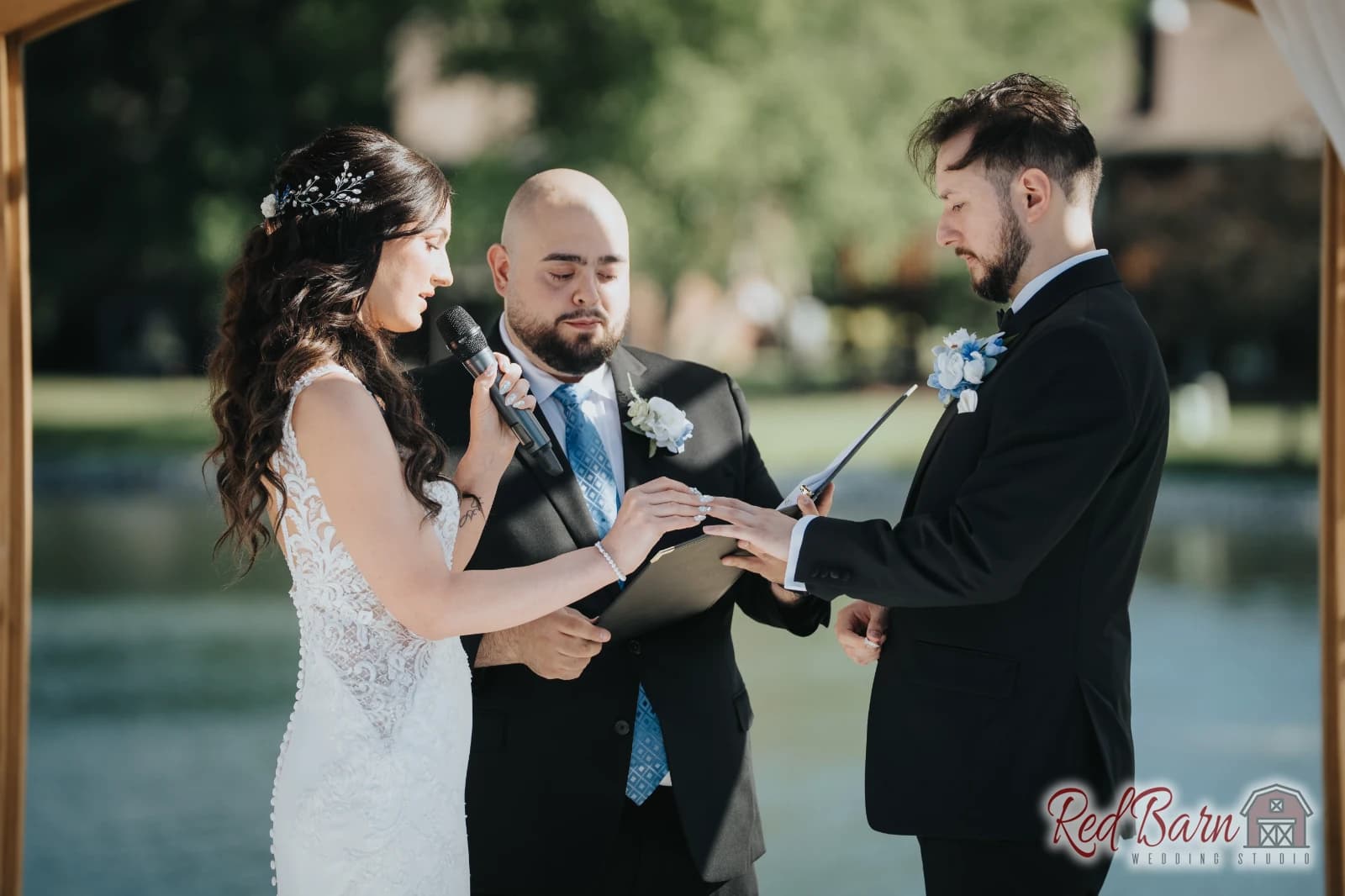 Kasia & Miguel - Signature Barn Banquet Hall, Orland Park IL — photo 59