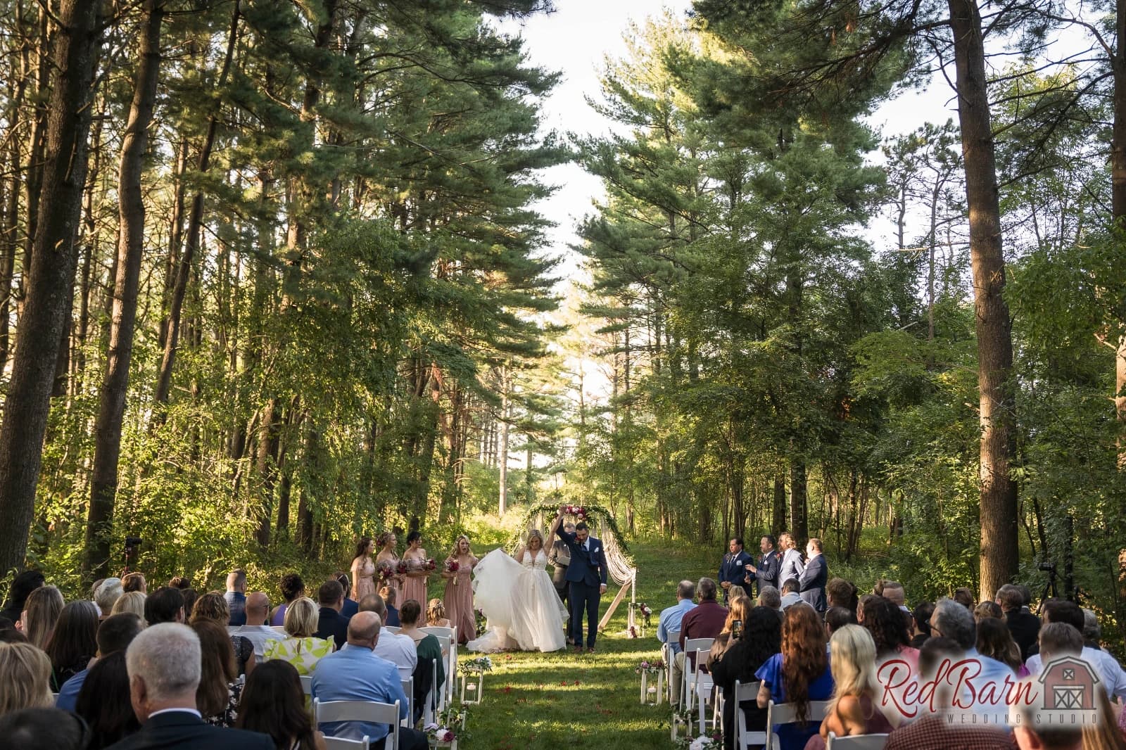 Heather and Brandon - Whispering Woods, Harvard IL — photo 52