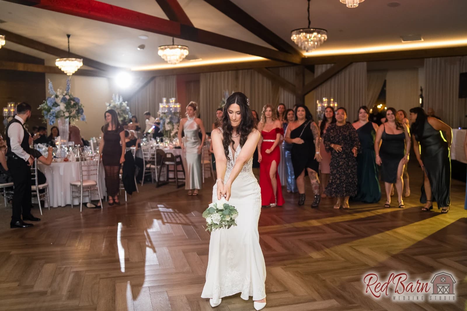 Kasia & Miguel - Signature Barn Banquet Hall, Orland Park IL — photo 96