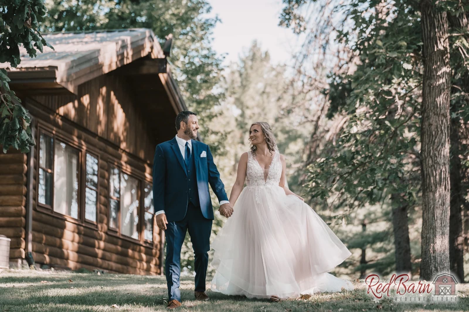 Heather and Brandon - Whispering Woods, Harvard IL — photo 38