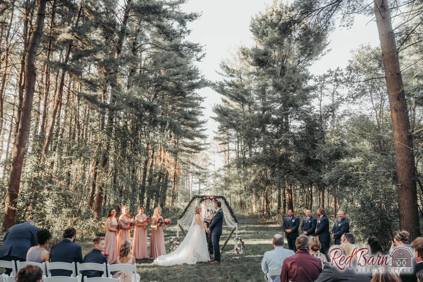Heather and Brandon - Whispering Woods, Harvard IL — photo 46
