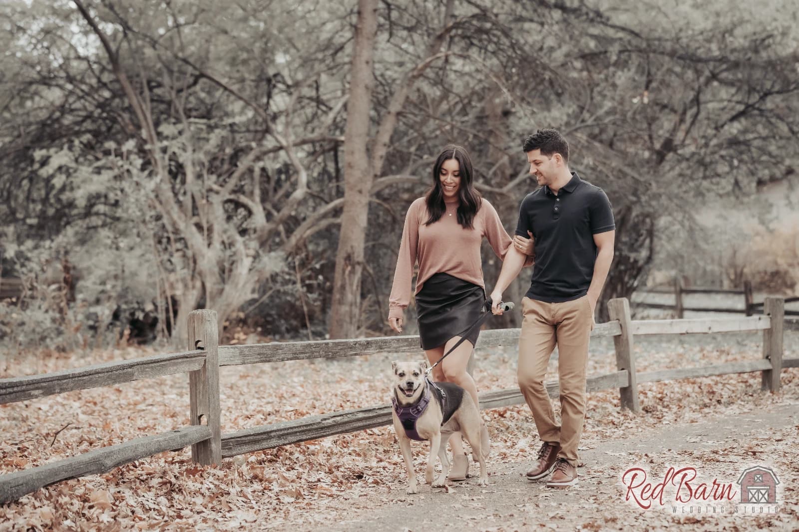 Angelica and Kyle at River Trail, Northbrook IL