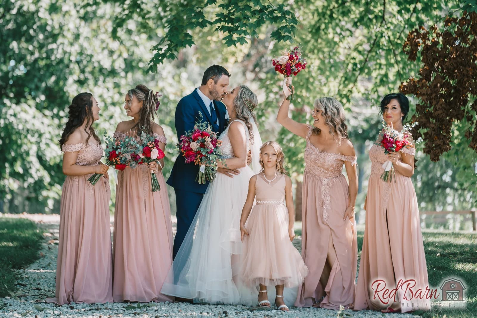 Heather and Brandon - Whispering Woods, Harvard IL — photo 33