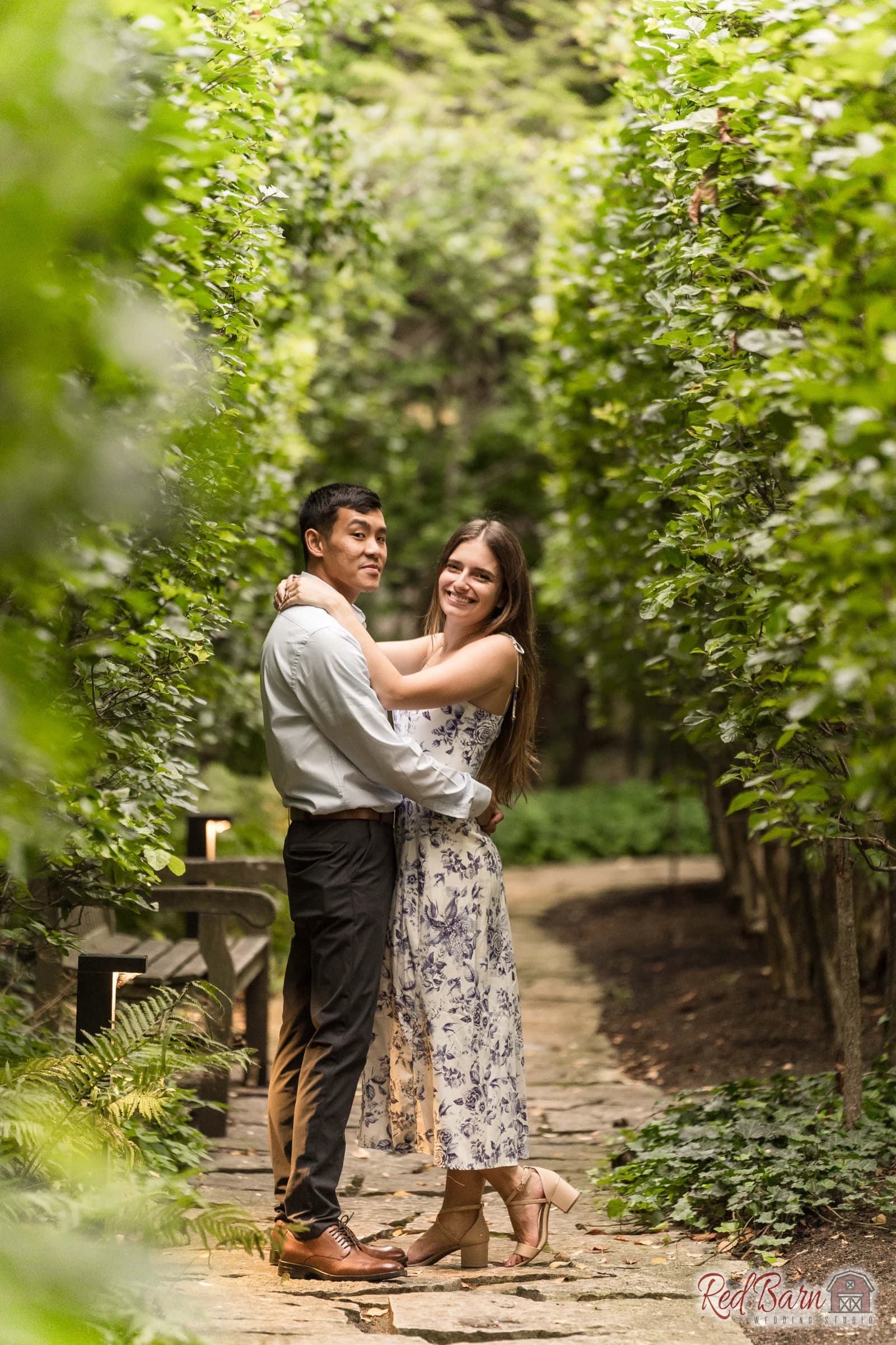 Jessica and Paul - The Shakespeare Garden on the campus of Northwestern University, Evanston - IL — photo 14