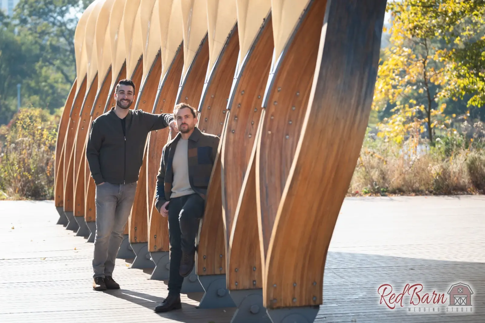 Grant and Caleb at Lincoln Park, Chicago