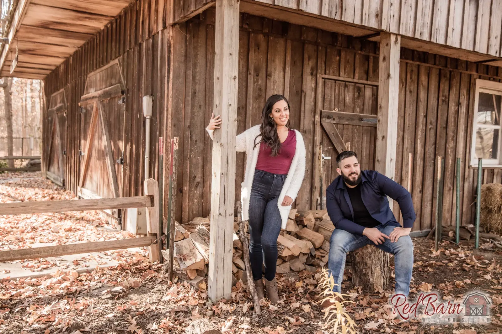 Ashley and Ryan at River Trail, Northbrook IL